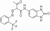 Գունանյութ-դեղին -154-մոլեկուլային կառուցվածք