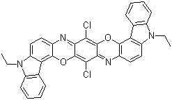 Գունանյութ-մանուշակ-23-մոլեկուլային կառուցվածք